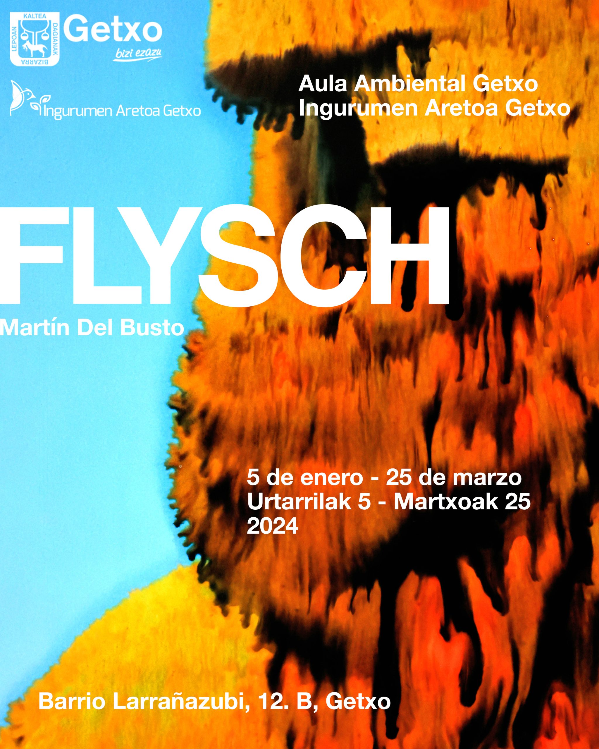 “Flysch”, exposición en el Aula Ambiental sobre el paisaje vasco y la historia industrial de Bizkaia (Martín del Busto)